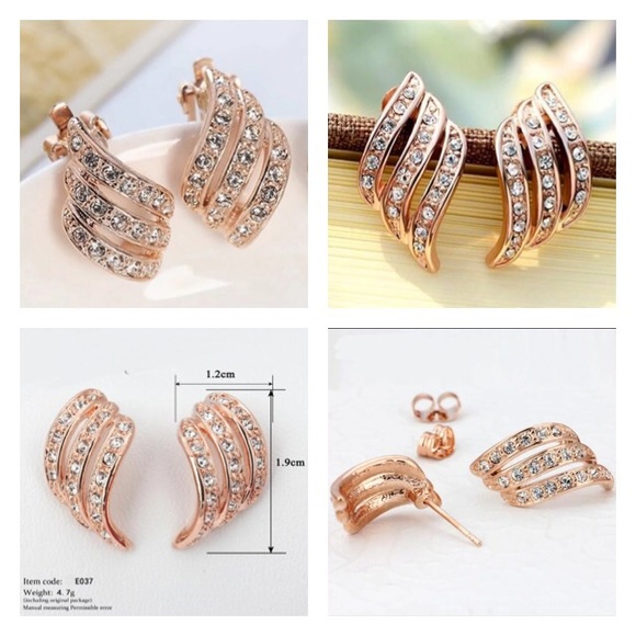 NEW!๐๐ROSE๐๐GOLDEN! SWIRLED CZโS!๐๐STUNNING! - Picture 6 of 8